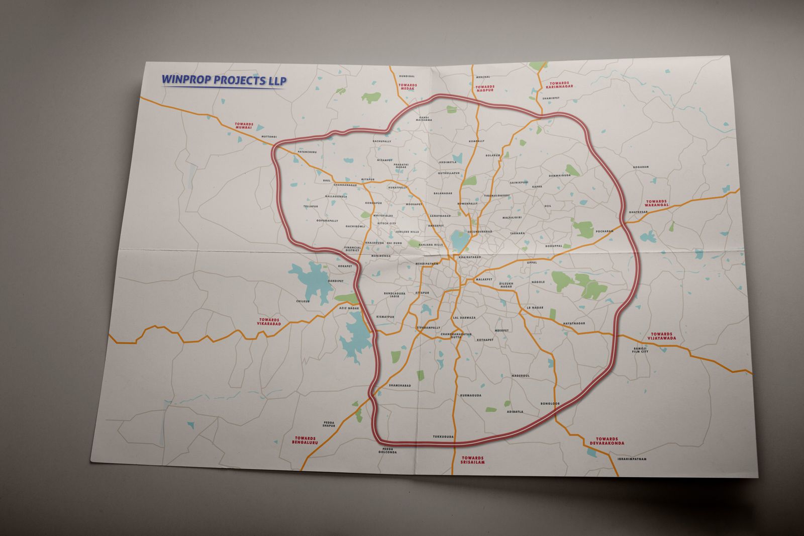Winprop Custom Hyderabad Map